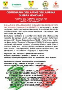 90515838_2886914704726558_2712189173598519296_o-209x300 Donazione straordinaria di sangue ed emoderivati per emergenza coronavirus. Era il 23 novembre 2020
