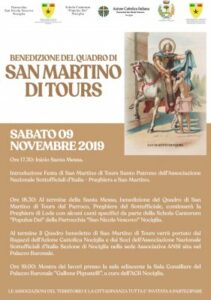 MANIFESTO_SAN_MARTINO_9_NOV-2-211x300 BENEDIZIONE DEL QUADRO DI SAN MARTINO DI TOURS era il 26 ottobre 2019