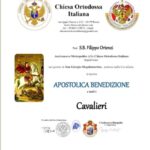 Benedizione per Cavalieri della Chiesa Ortodossa Italiana