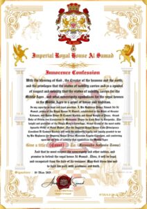 titolo-di-conte-principe-alsamad-212x300 Royal House Al Samad
